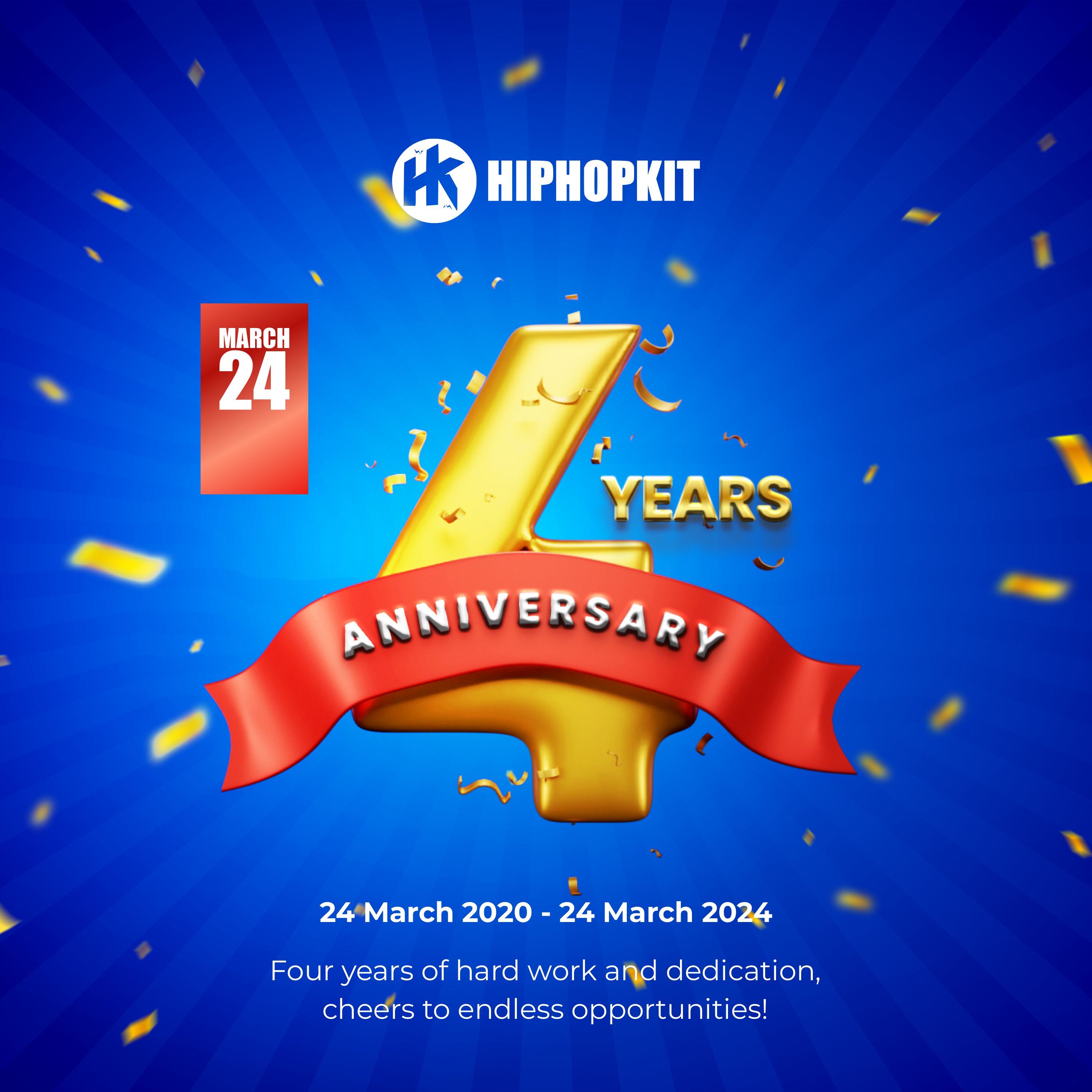 Celebrating Four Years of HipHopKit.com: A Journey Through Music